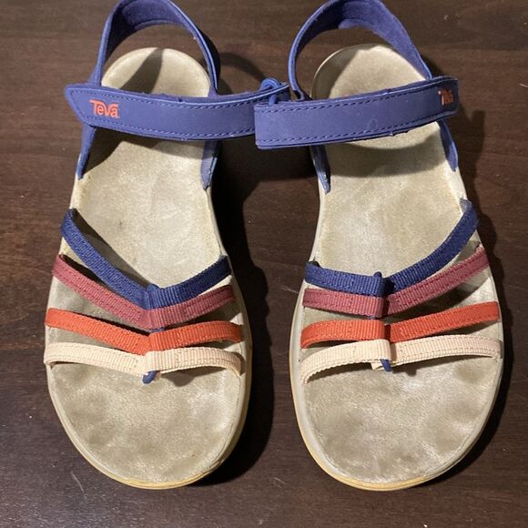 TEVA Womens Elzada Sandal WEB Sandal, Color: Eclipse Multi, Size: 7 - Picture 2 of 10